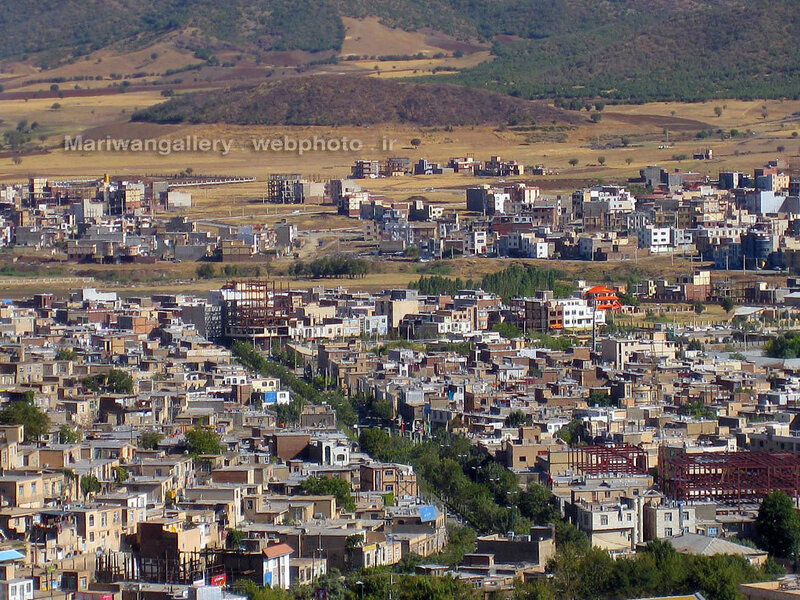 Cityscape of a Persian town