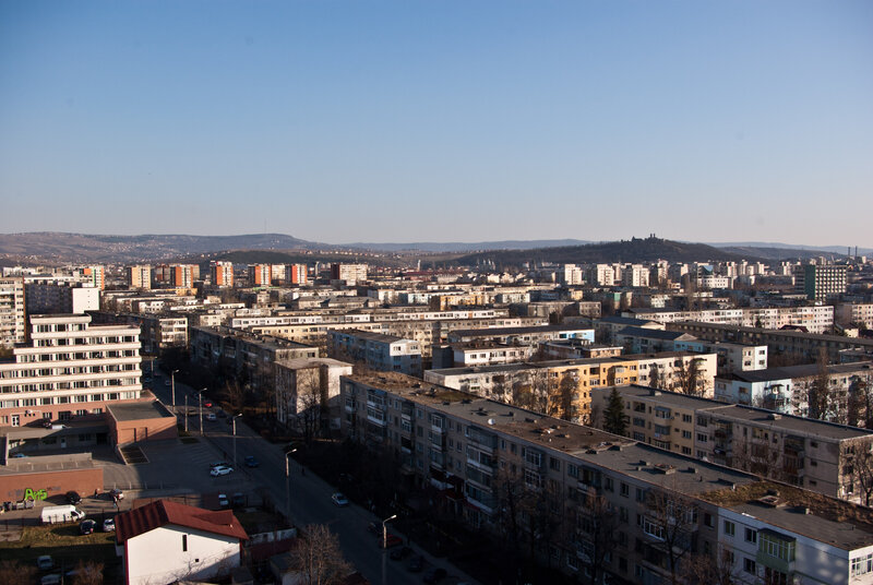 Cityscape of a Residential Area