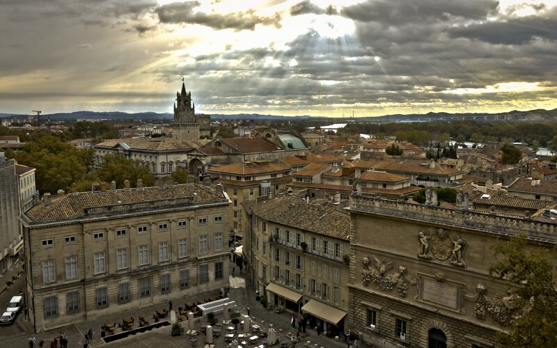 Cityscape of Avignon