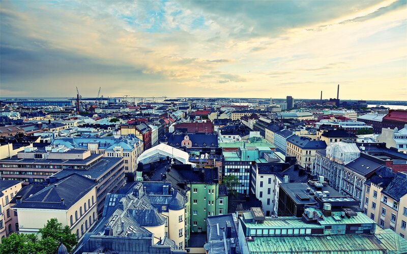 Cityscape of Helsinki