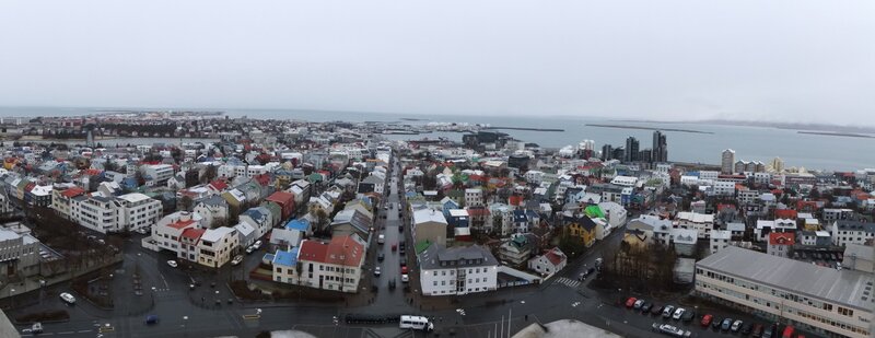 Cityscape of Reykjavik