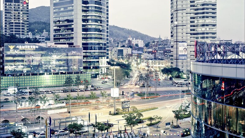 Cityscape of Seoul at Dusk