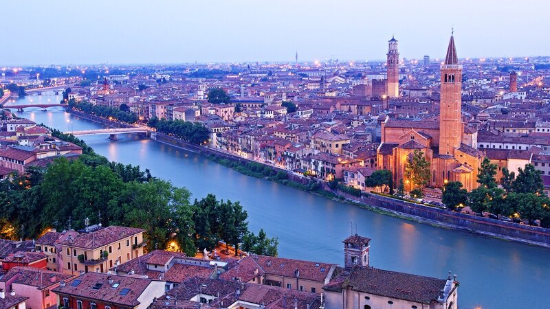 Cityscape of Verona
