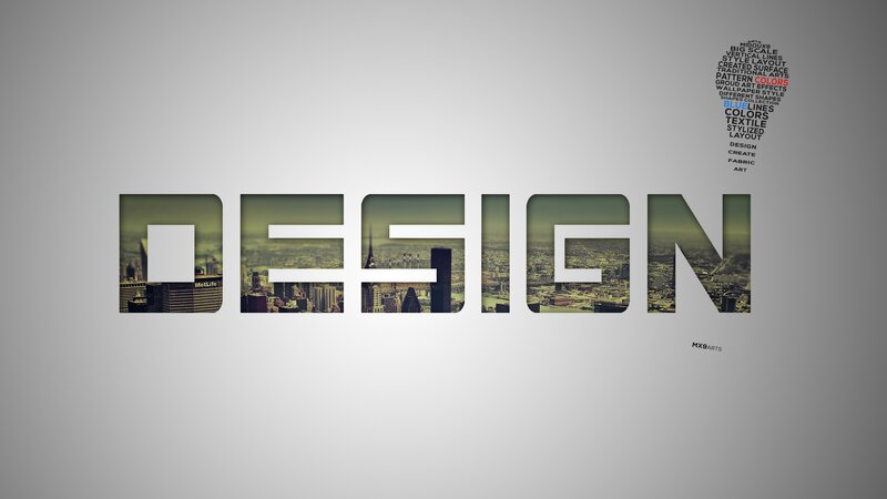 Cityscape Through Letters