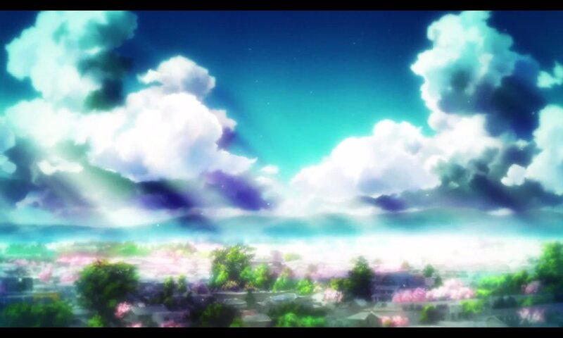 Cityscape under Cloudy Sky — Blue, Serene