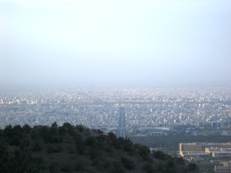 Cityscape under Haze