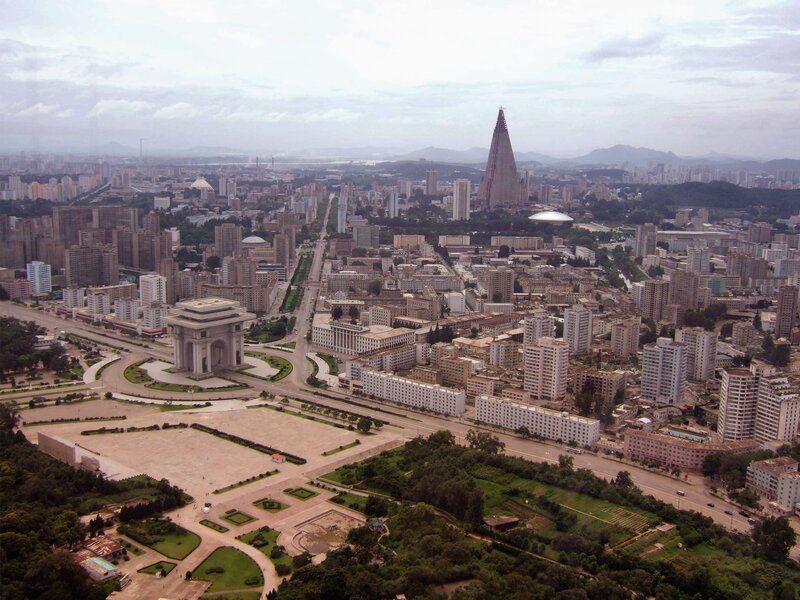 Cityscape with Arch and Tower