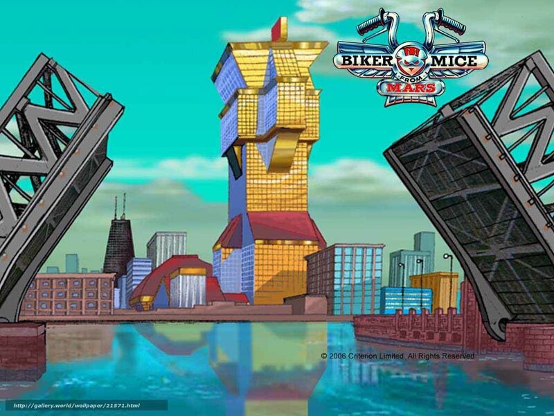 Cityscape with Bridge — Cyan