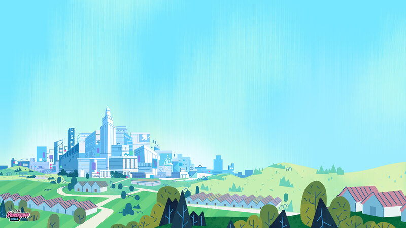 Cityscape with Houses