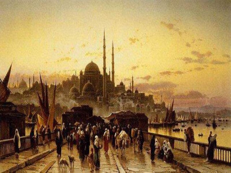 Cityscape with Mosque