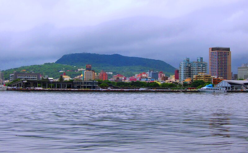 Cityscape with Mountain