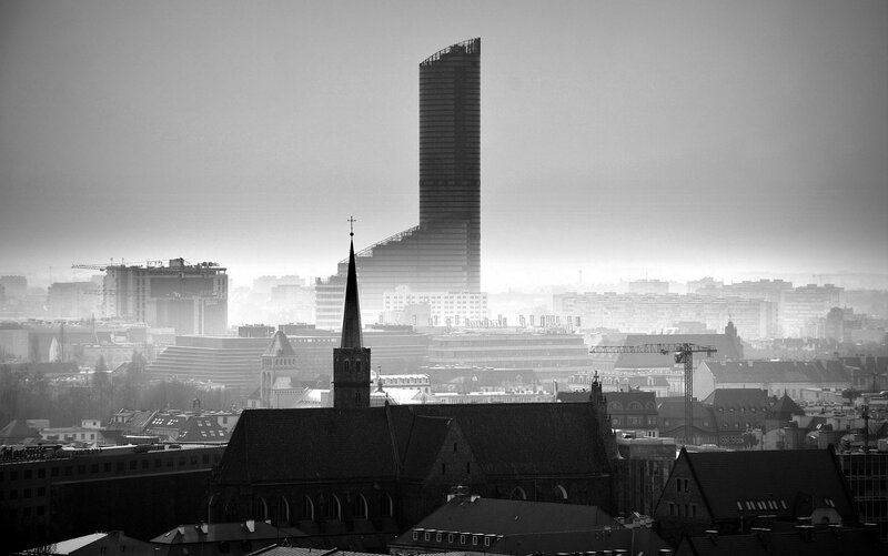 Cityscape with Skyscraper