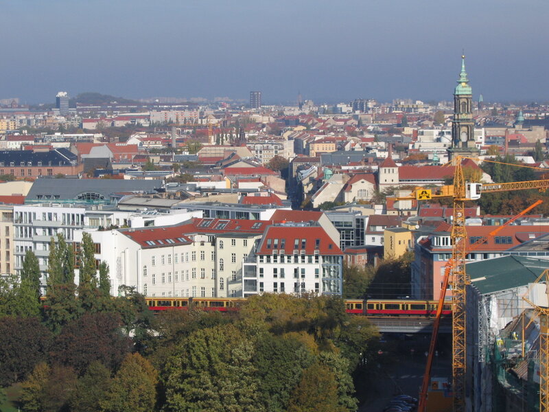 Cityscape with Train