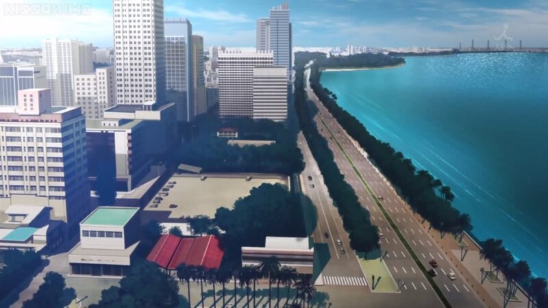 Cityscape with Waterfront