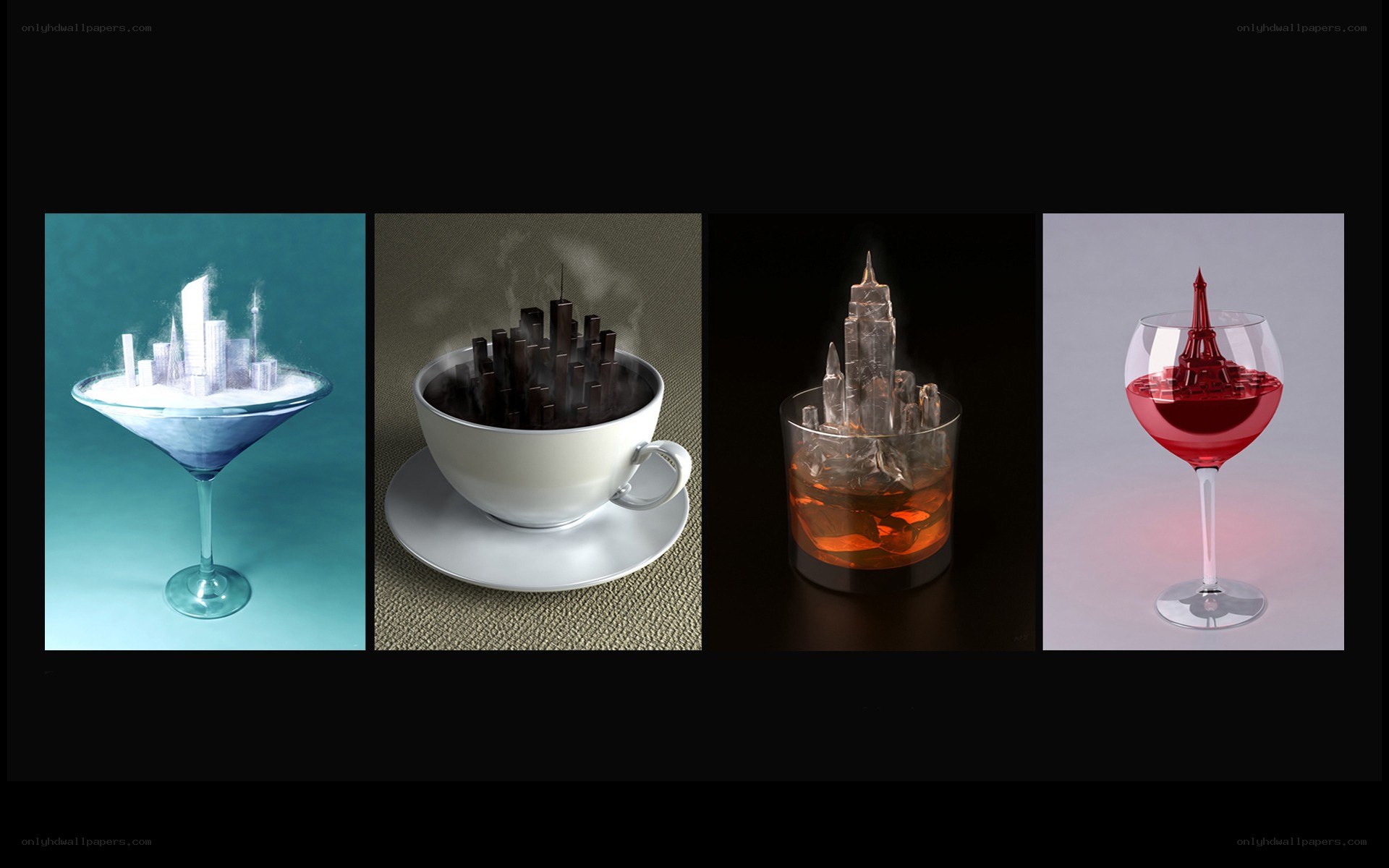 Cityscapes in Beverages
