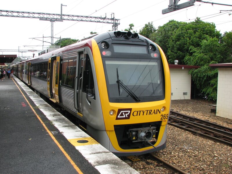 Citytrain at station platform