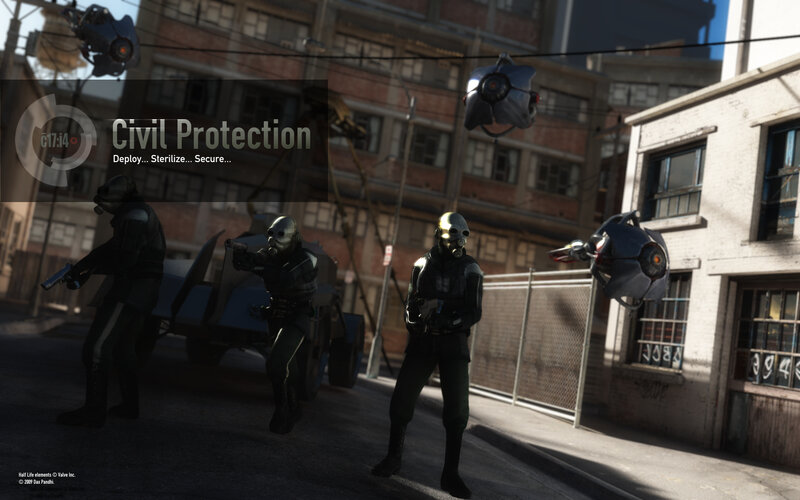 Civil Protection in a dystopian city