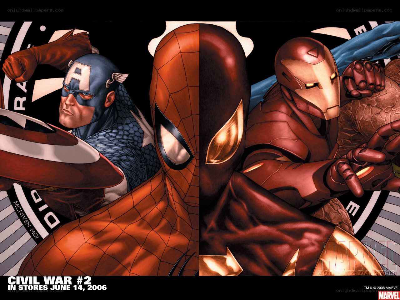 Civil War #2 cover art