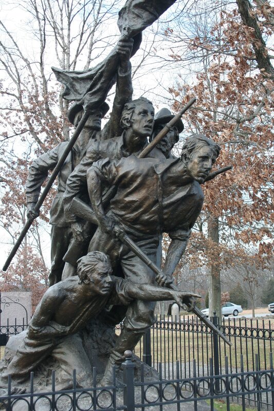 Civil War monument sculpture