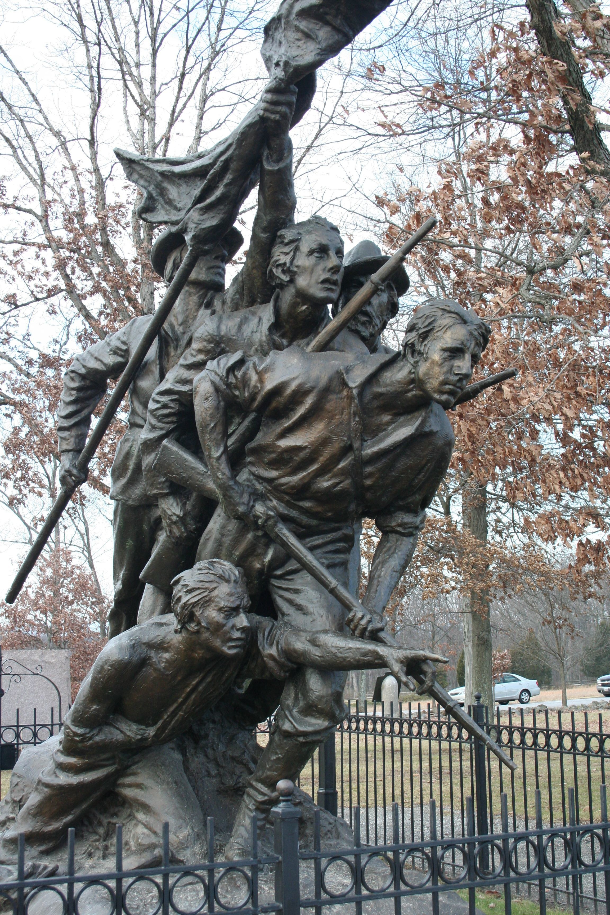 Civil War monument sculpture