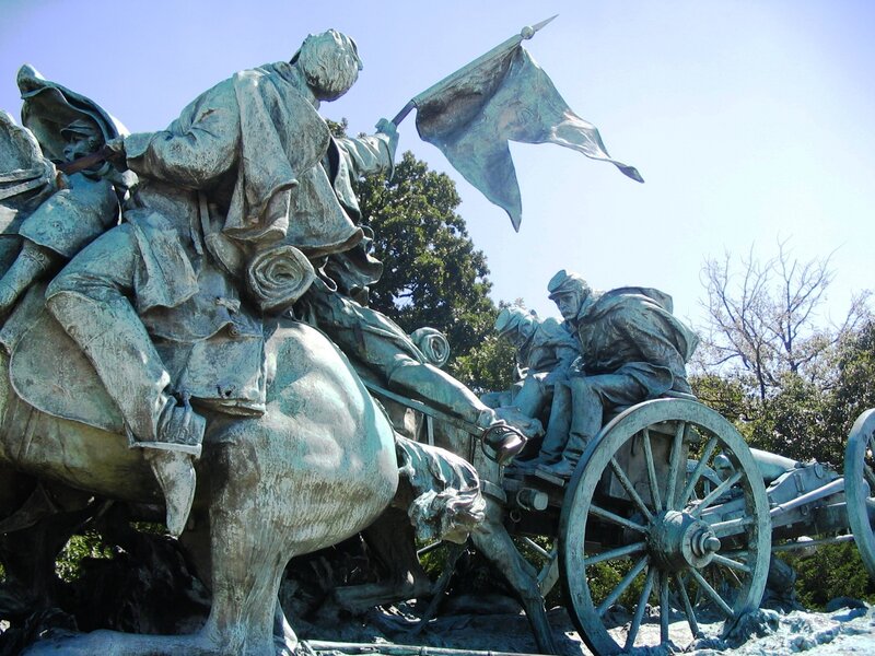 Civil War monument sculpture