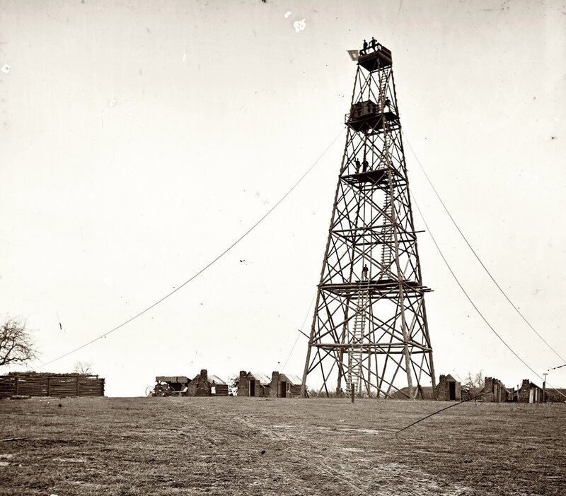Civil War observation tower