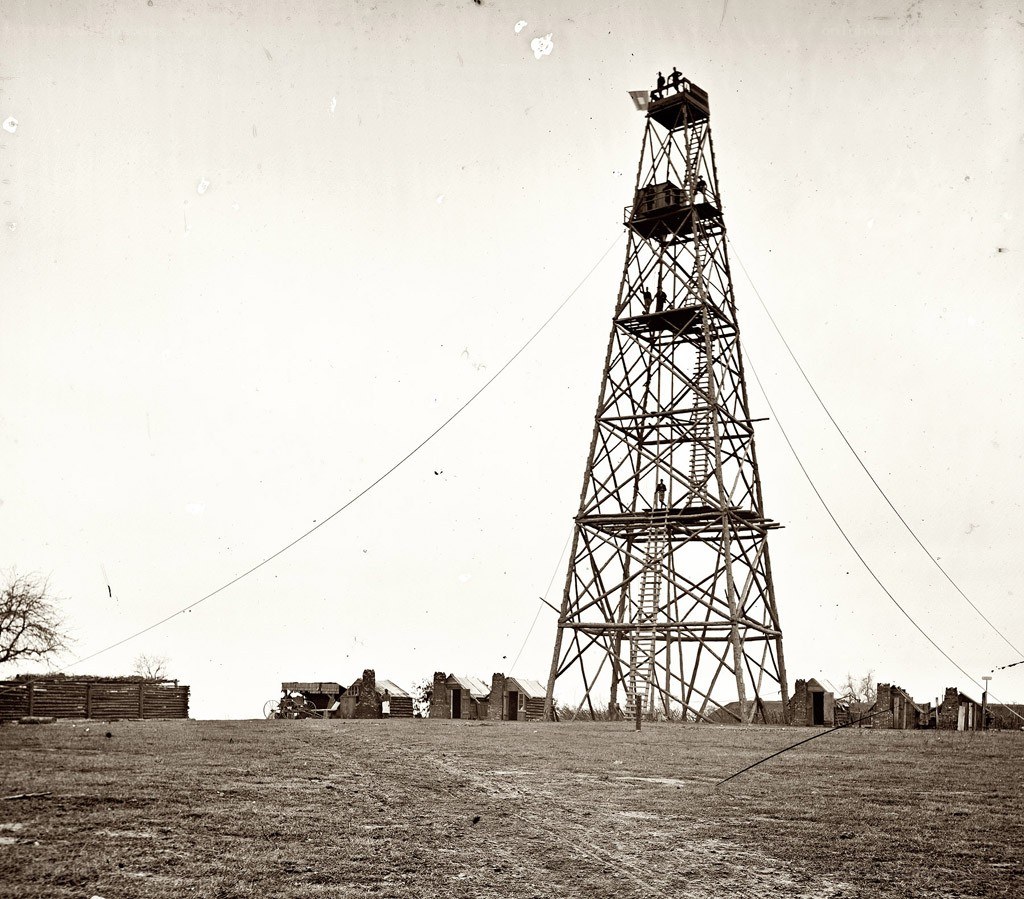 Civil War observation tower