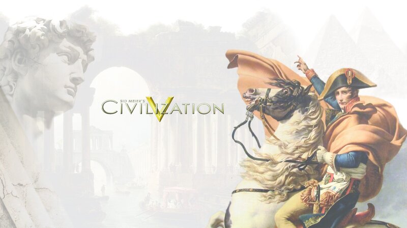 Civilization V title screen