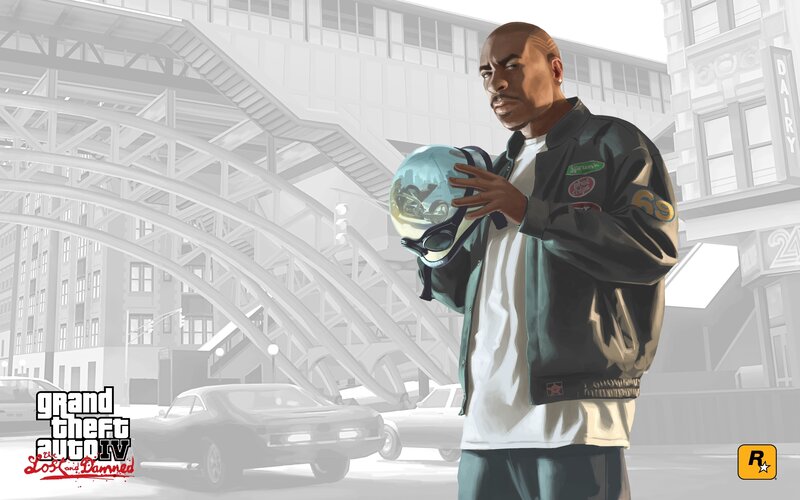 CJ holding helmet in city