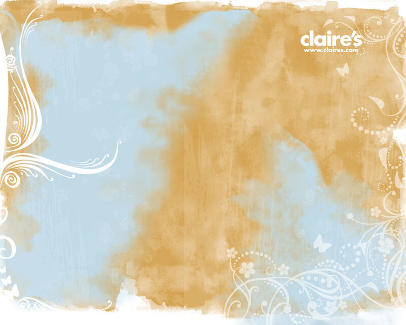 Claire's brand wallpaper