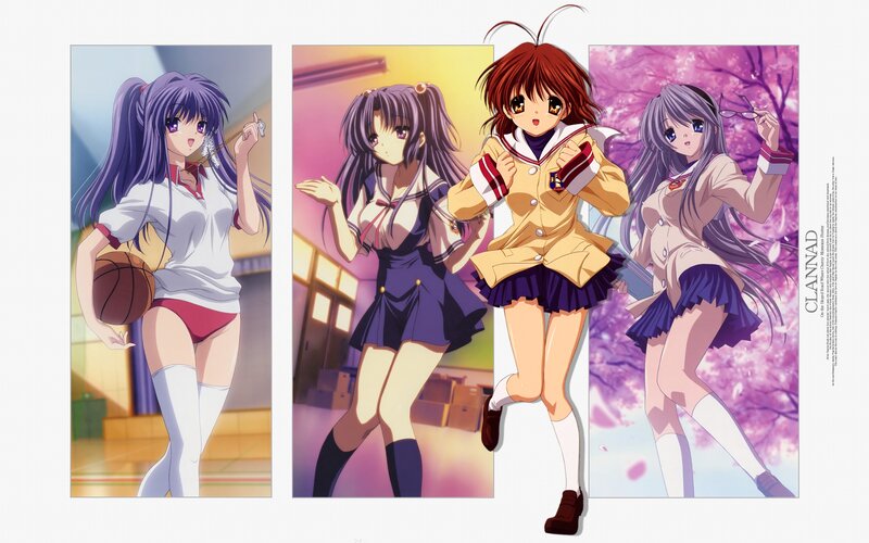 Clannad anime character art