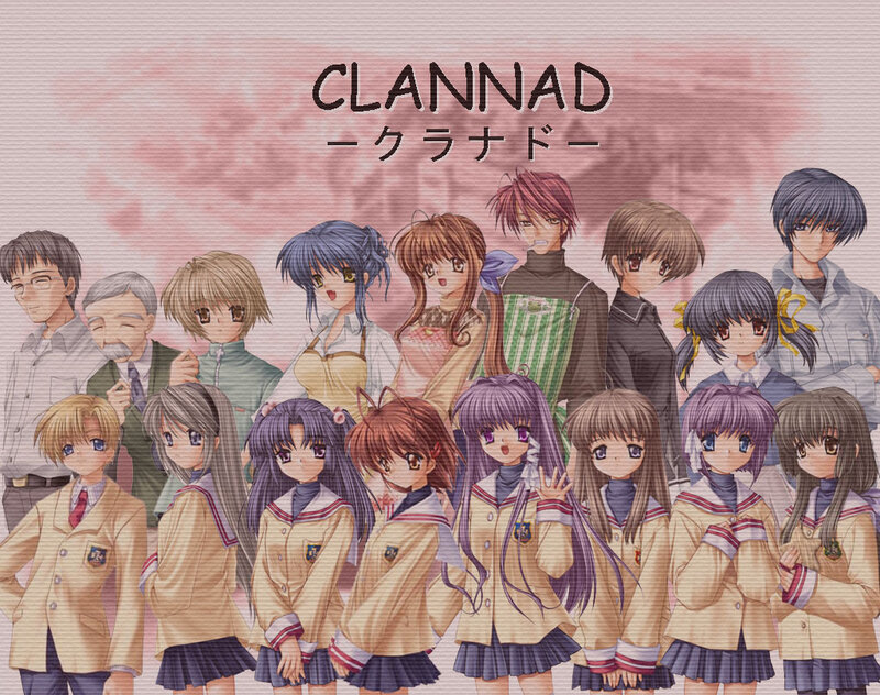 Clannad anime character group