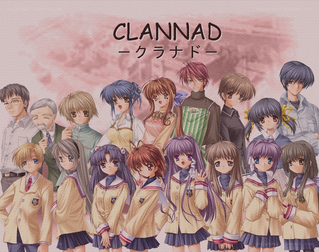 Clannad anime character group