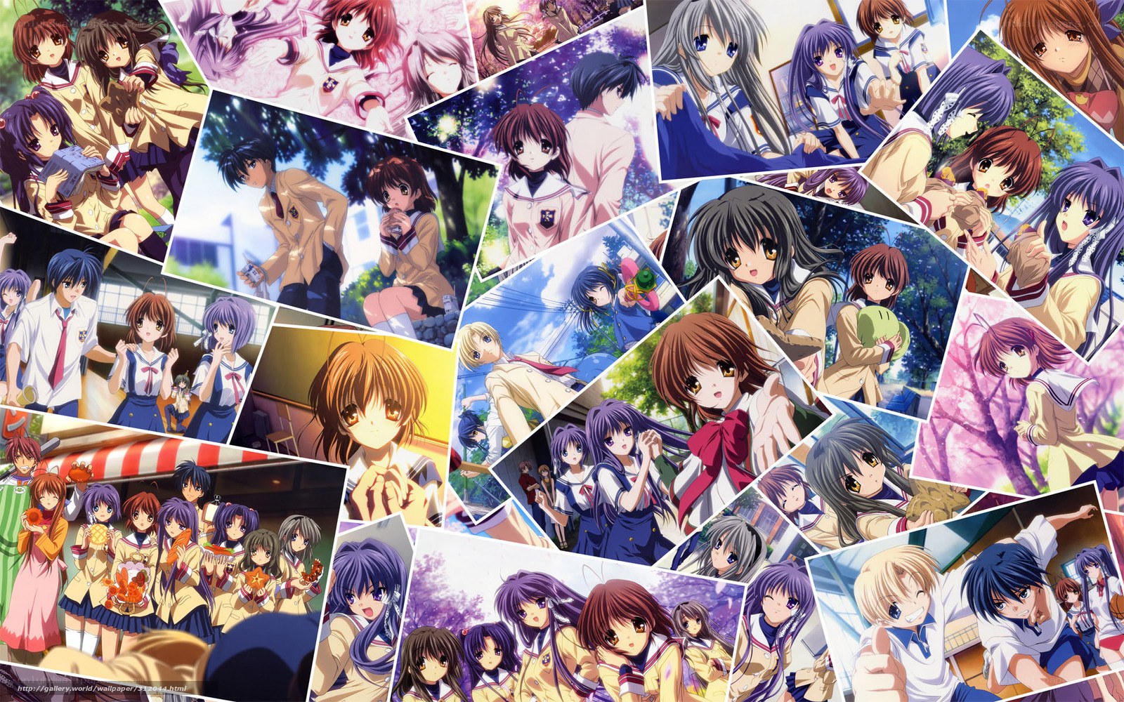 Clannad collage artwork