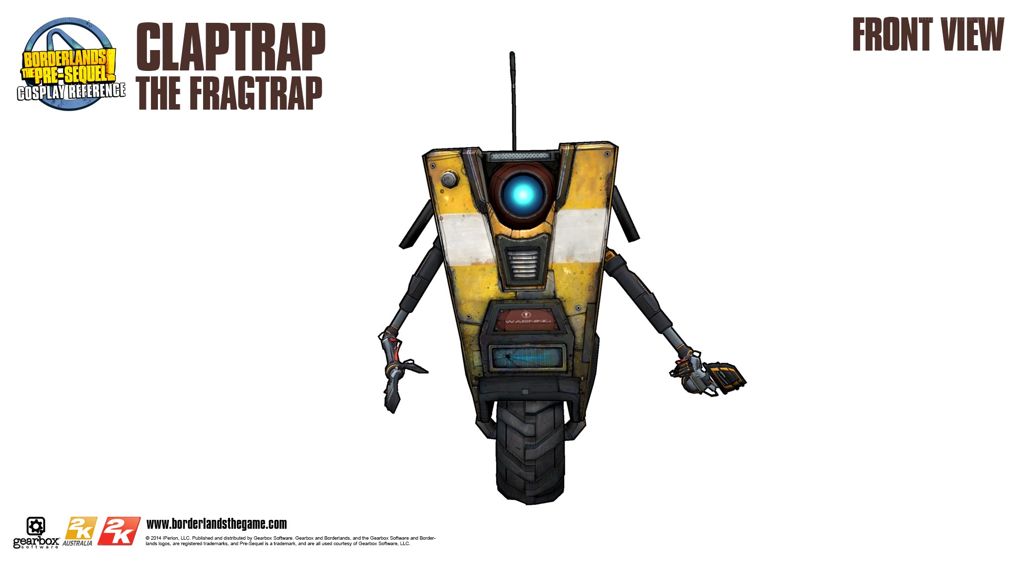 Claptrap front view