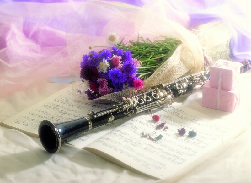 Clarinet on Sheet Music