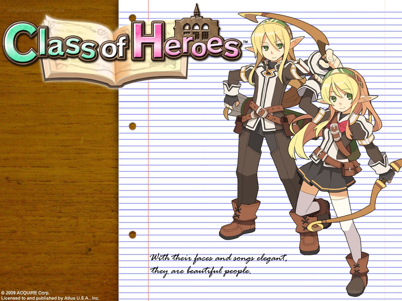 Class of Heroes characters