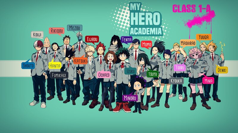 Class of Students in Uniforms