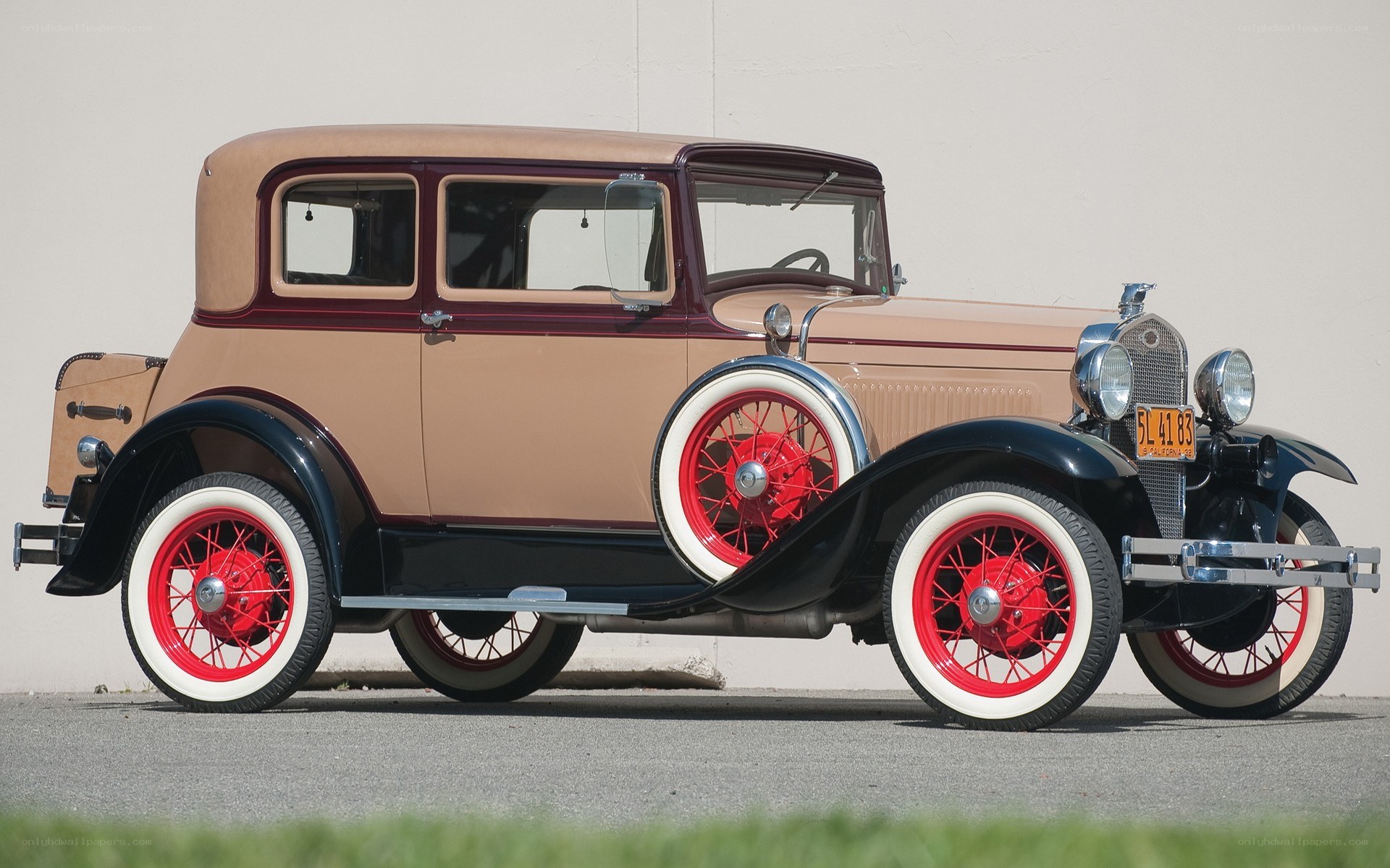 Classic 1930s sedan car