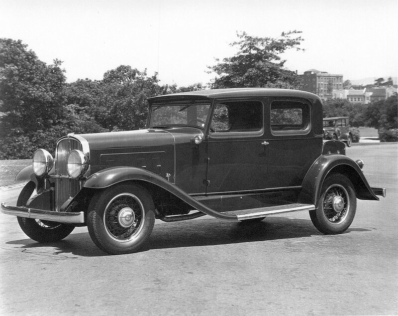 Classic 1930s sedan car