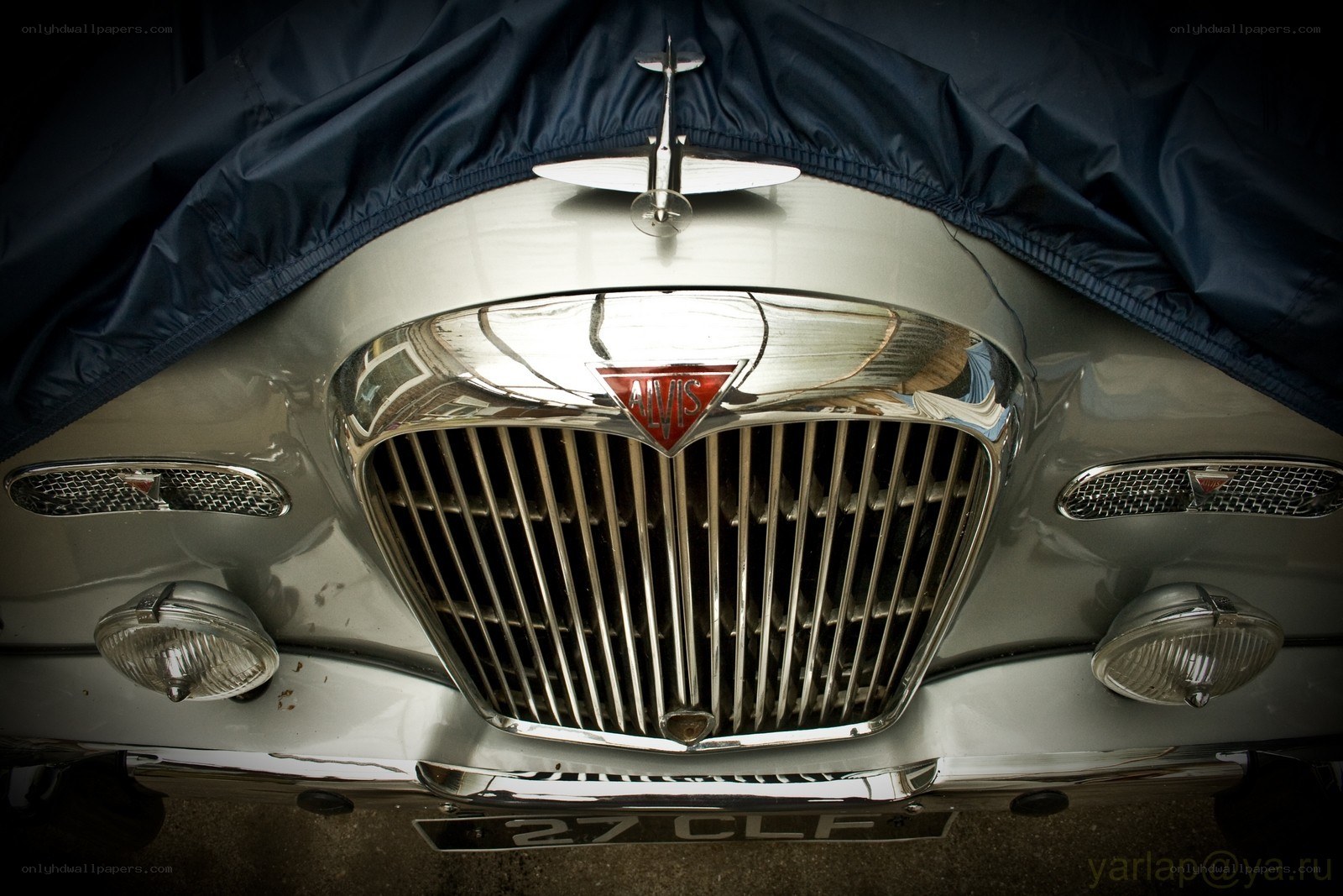 Classic Alvis car front view