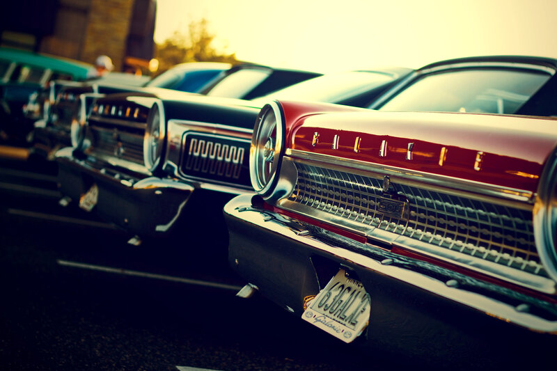 Classic American Cars — Red