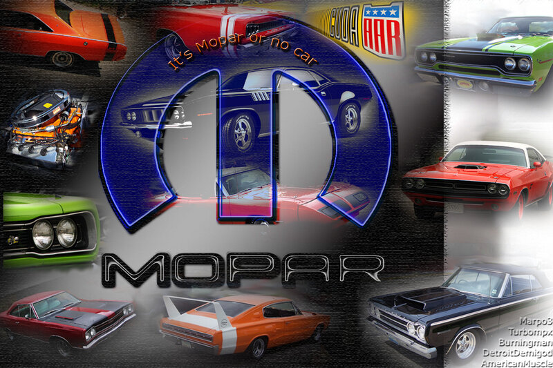 Classic American Muscle Cars — Black