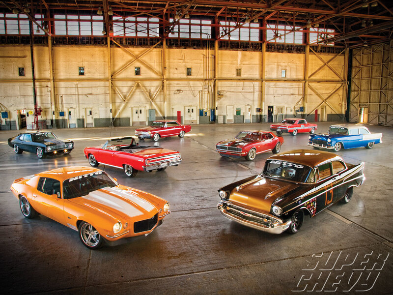 Classic American Muscle Cars — Orange