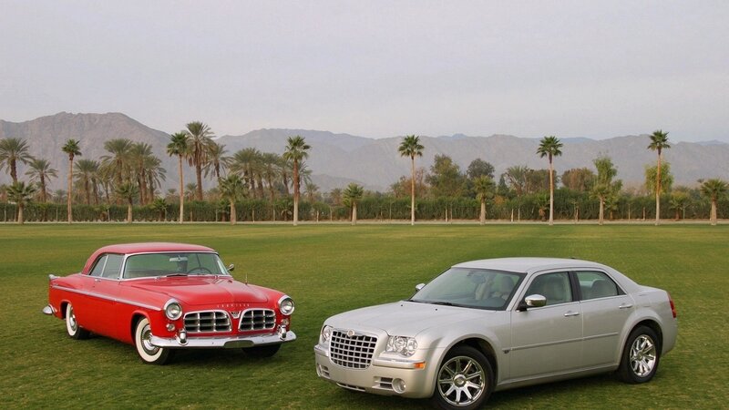 Classic and modern Chrysler cars