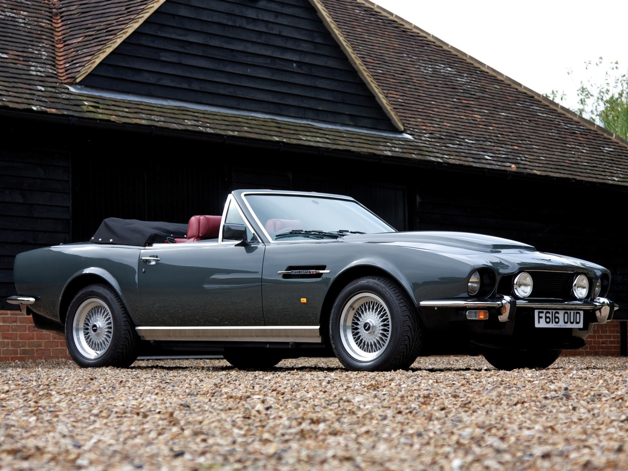 Classic Aston Martin convertible