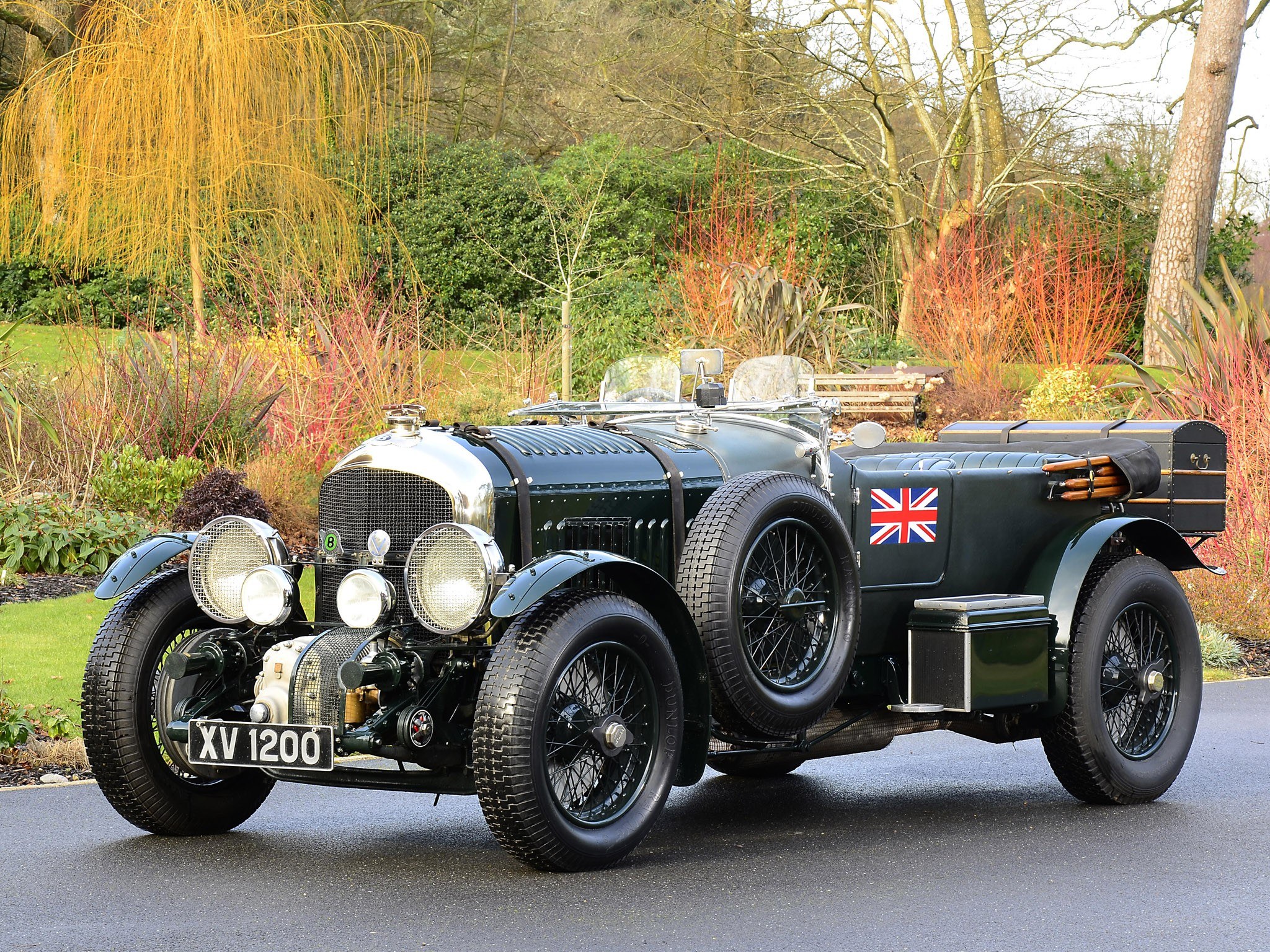 Classic Bentley racing car