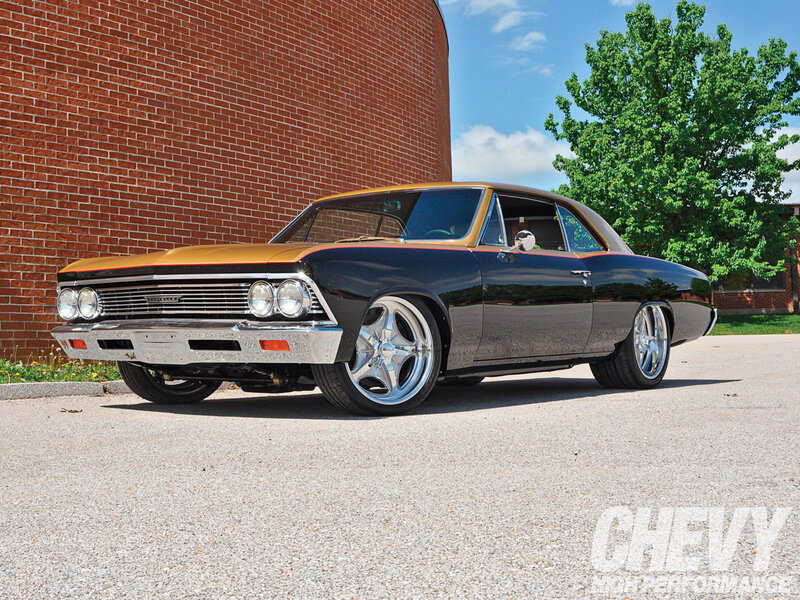 Classic black and gold Chevrolet