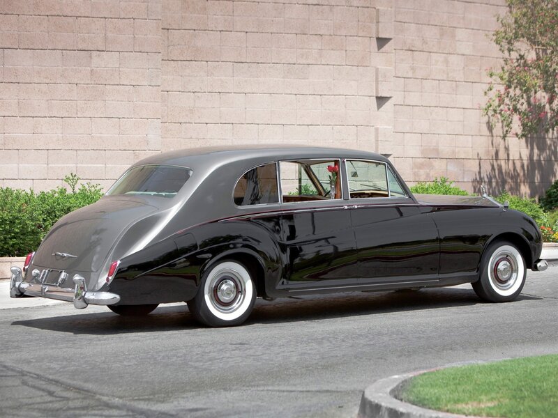 Classic black and silver Rolls-Royce