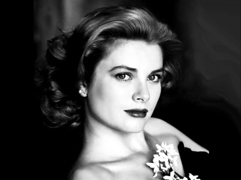 classic black and white portrait